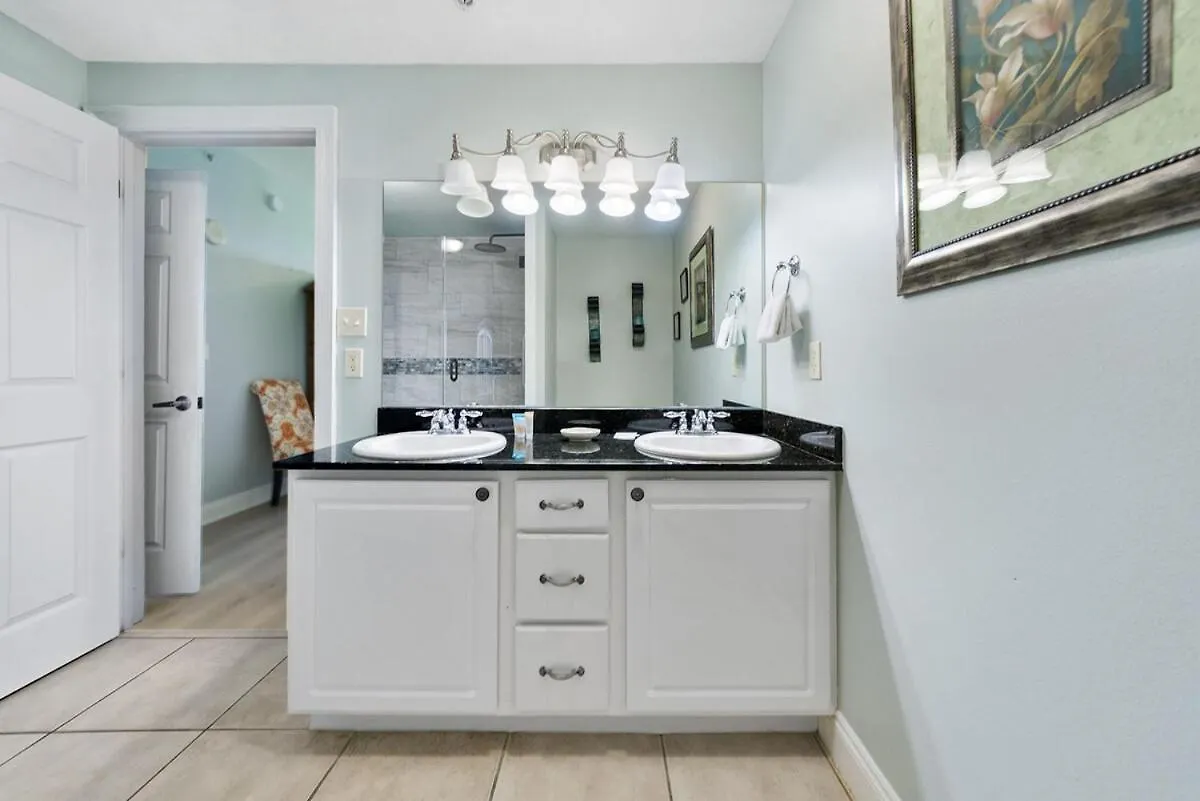 Calypso 1206 West Direct Gulf Front Custom Walk In Shower Panama City Beach United States